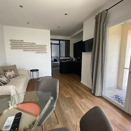 Sweet 2 Pièces 42 M2 Chambre, Salon, Cuisine, Grande Terrasse, Parking Proche Centre Et Appartamento